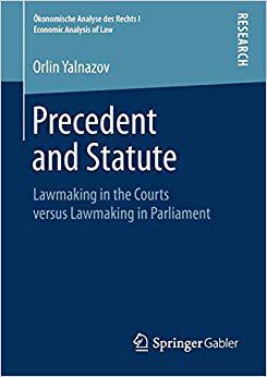【预售】Precedent and Statute