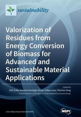 [预订]Valorization of Residues from Energy Conversion of Biomass for Advanced and Sustainable Material App 9783036542164