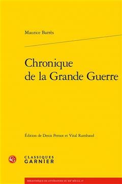 [预订]Chronique de la Grande Guerre 9782406149897