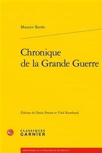 Chronique 預訂 9782406149897 Grande Guerre