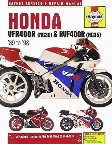 [预订]Honda VFR400 (NC30) & RVF400 (NC35) V-Fours (89 - 98) Haynes Repair Manual 9780857339171