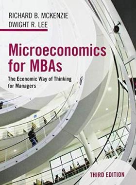 [预订]Microeconomics for MBAs 9781108747660