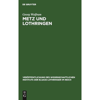 预订 Metz und Lothringen: 9783112423738