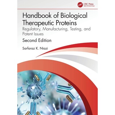 预订 Handbook of Biogeneric Therapeutic Proteins Regulatory, Manufacturing, Testing, and Patent Issues 生物治疗蛋白手册