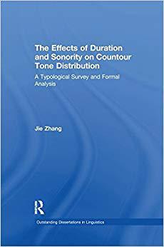 【预售】The Effects of Duration and Sonority on Countour Tone Distribution