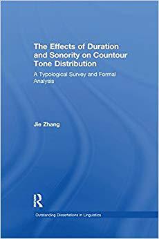 【预售】The Effects of Duration and Sonority on Countour Tone Distribution