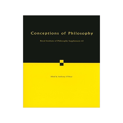 预订 Conceptions of Philosophy
