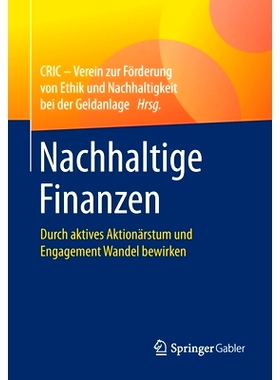 预订 Nachhaltige Finanzen: 9783658312138