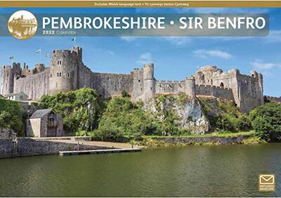 【预订】Pembrokeshire A4 Calendar 2022 9781529813913