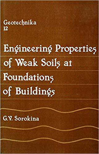 【预售】Engineering Properties of Weak Soils at Foundations of Buildings