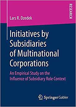 【预售】Initiatives by Subsidiaries of Multinational Corporations