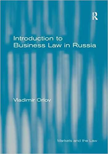 【预售】Introduction to Business Law in Russia