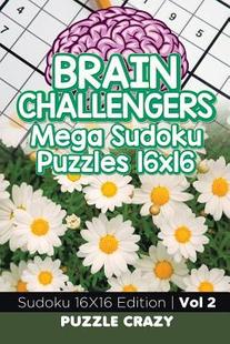 16x16 预订 Sudoku Vol Edition Challengers 16X16 Brain 9781683055648 Mega Puzzles