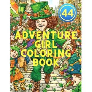 Dreams Coloring Courageous with 预订 World Your Girly Color Journeys Wonder 9798879827842 Adventures Girls
