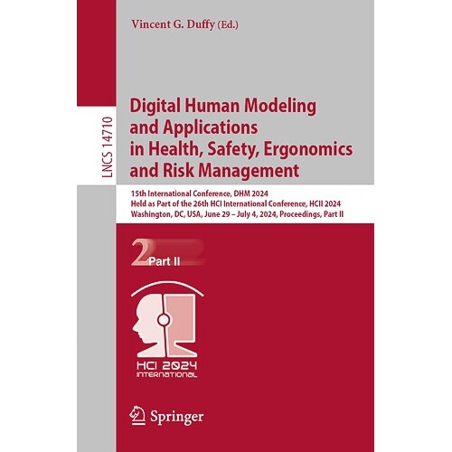 15th International Conference, DHM 2024,