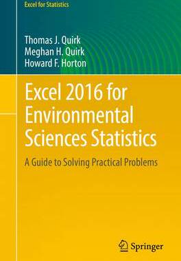 【预订】Excel 2016 for Environmental Sciences Statistics