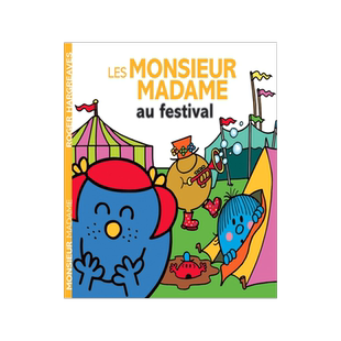 法语版 奇先生妙小姐 联欢节 生活系列 Les Monsieur Madame au festival 儿童启蒙 法语学习