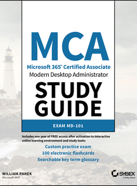 【预订】MCA Modern Desktop Administrator Study Guide: Exam MD-101