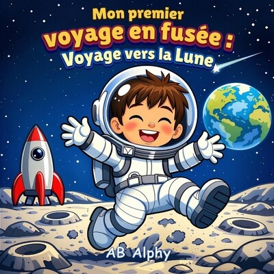 预订 Mon premier voyage en fusée: Voyage vers la Lune: Une aventure lunaire magique pour les petits explorateurs 979824