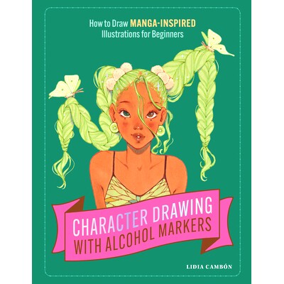 预订 Character Drawing with Alcohol Markers: How to Draw Manga-Inspired Illustrations for Beginners 用酒精笔画人物：初学图片