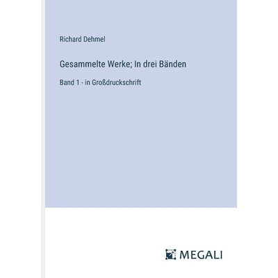 预订 Gesammelte Werke; In drei Bänden: Band 1 - in Großdruckschrift: 9783387086041