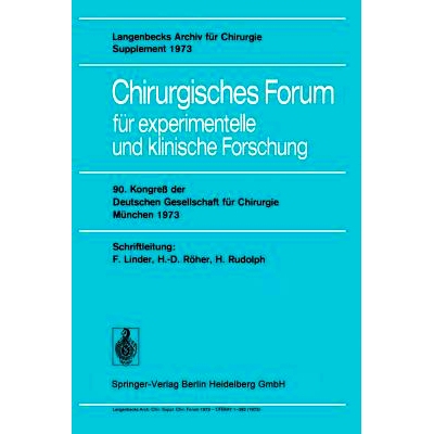 预订 Chirurgisches Forum Fur Experimentelle Und Klinische Forschung: 90. Kongress Der Deutschen Gesellschaft Fur Chirurg