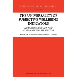 978940103 Perspective Multi The Universality disciplinary Wellbeing Subjective national 预订 Indicators and