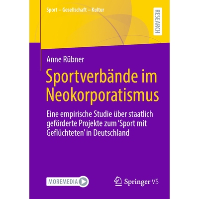 预订 Sportverbände Im Neokorporatismus: Eine Empirische Studie Über Staatlich Geförderte Projekte Zum ’Sport Mit Gef