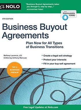 【预售】Business Buyout Agreements: Plan Now for All Types of Business Transitions