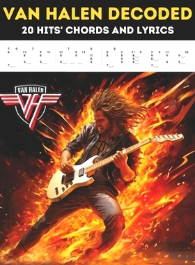 预订 Van Halen Decoded: 20 Hits’ Chords and Lyrics: 9798851007057