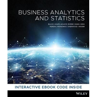 预订 Business Analytics and Statistics, 1st Edition Print and Interactive E-Text 业务分析与统计 第1混合版: 9780730363330