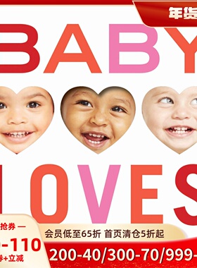 英文原版 宝宝爱 情绪认知纸板书 低幼启蒙 Baby Loves: A First Book of Favorites