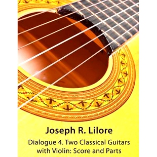with Parts and Score Violin Guitars Classical Two Dialogue 预订