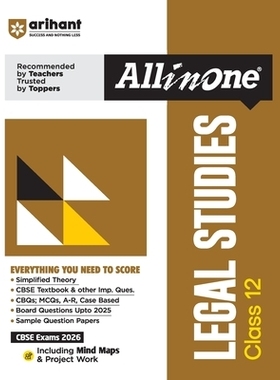 预订 AIO CBSE Legal Studies 12th: 9789368405528