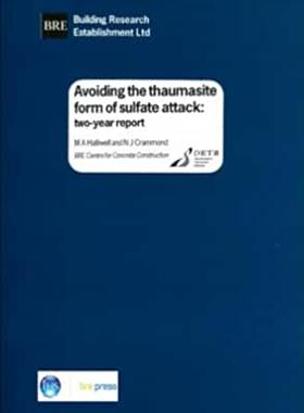 【预订】Avoiding the Thaumasite Form of Sulfate Attack