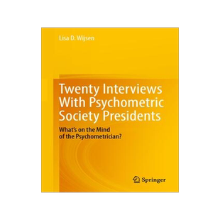 [预订]Twenty Interviews With Psychometric Society Presidents 9783031348570