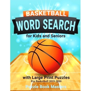 2019 Pro 9781661680008 with Print Basketball Word and 預(yù)訂 Large 2020 for Search Seniors Puzzles Kids
