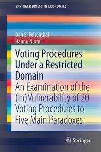 【预订】Voting Procedures Under a Restricted Domain