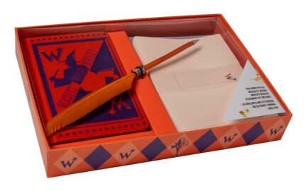 英文原版 哈利波特：韦斯莱魔法把戏坊文具套装 Harry Potter: Weasleys' Wizard Wheezes: Desktop Stationery Set (With Pen)