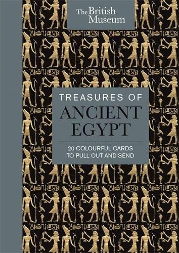 大英博物馆文创纪念周边 古埃及文物明信片 进口英文原版 The British Museum: Treasures of Ancient Egypt: 20 Colourful Cards
