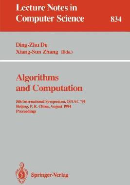 预订 Algorithms and Computation