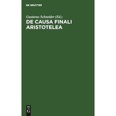 预订 De causa finali Aristotelea: 9783112508251