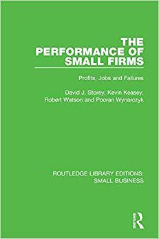 【预售】The Performance of Small Firms: Profits, Jobs and Failures