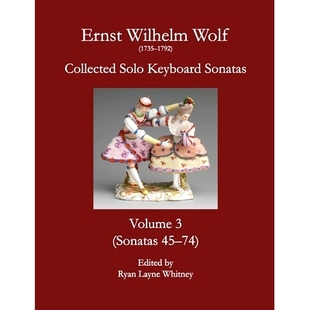 Collected Solo E.W. 9781365132254 Volume Wolf Sonatas 预订 Keyboard