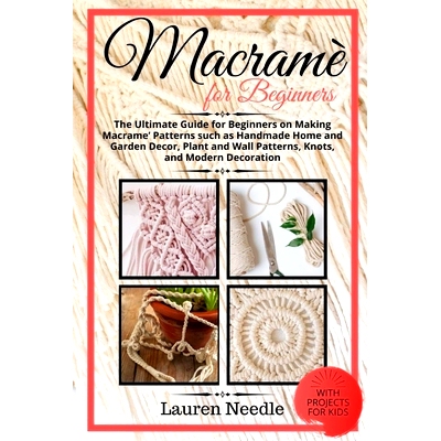 预订 Macramè for Beginners 编织书 方形资料集: 9798640058789