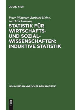 预订 Statistik für Wirtschafts- und Sozialwissenschaften: Induktive Statistik: Lehr- und Übungsbuch: 9783486240153