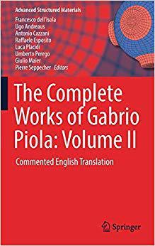 【预售】The Complete Works of Gabrio Piola: Volume II