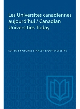 预订 Les Universites canadiennes aujourd’hui / Canadian Universities Today Les Universites canadiennes aujourd’hui /