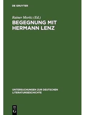预订 Begegnung mit Hermann Lenz: Künzelsauer Symposion: 9783484320833