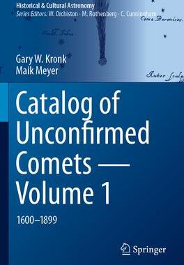 预订 Catalog of Unconfirmed Comets - Volume 1